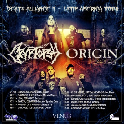 Venus Concerts Cryptopsy Instagram